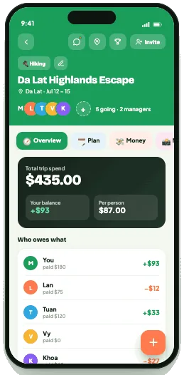 Split money